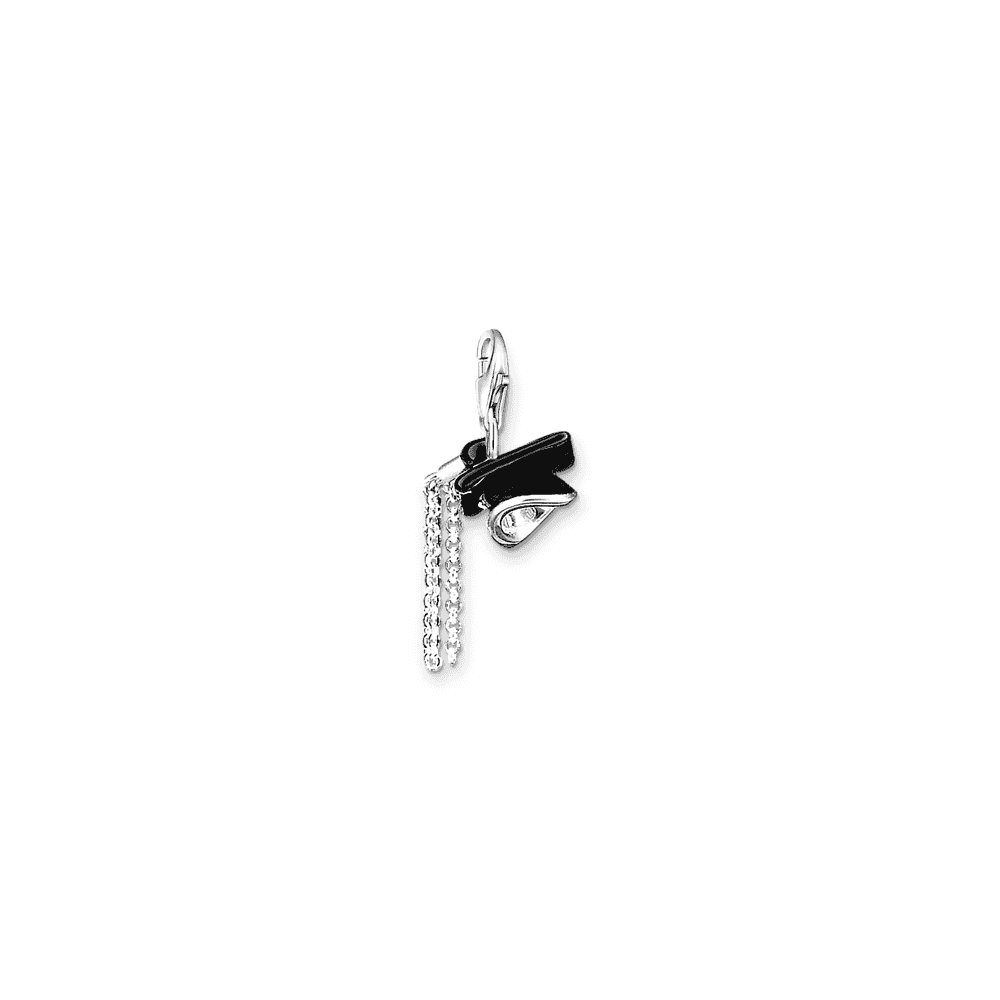 Sterling Silver Graduation Cap Charm