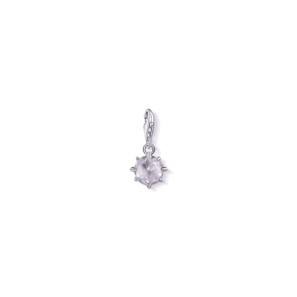 Sterling Silver June Birthstone Charm