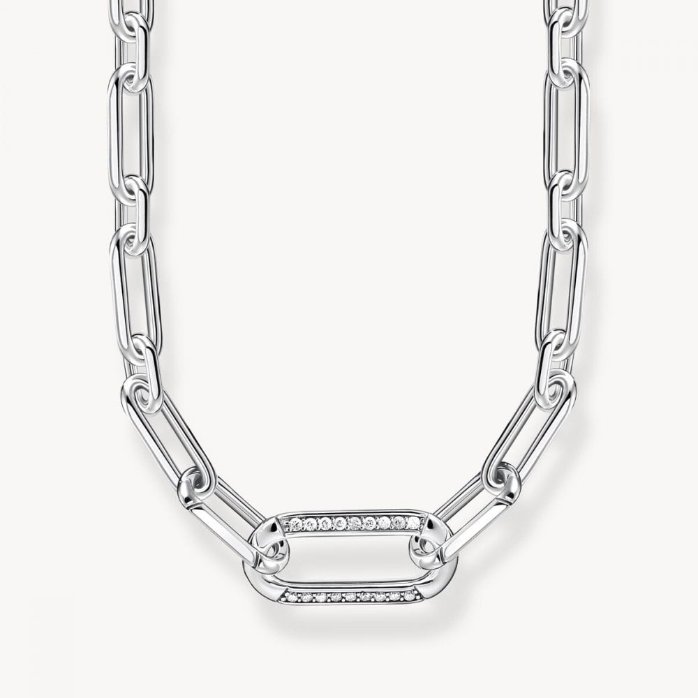 Sterling Silver Links Necklace