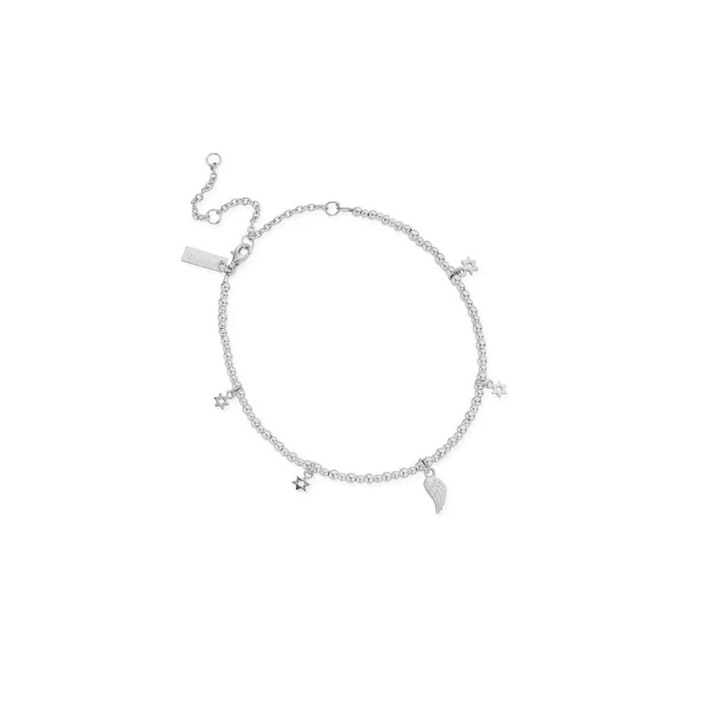 Sterling Silver Mini Cute Divinity Within Anklet