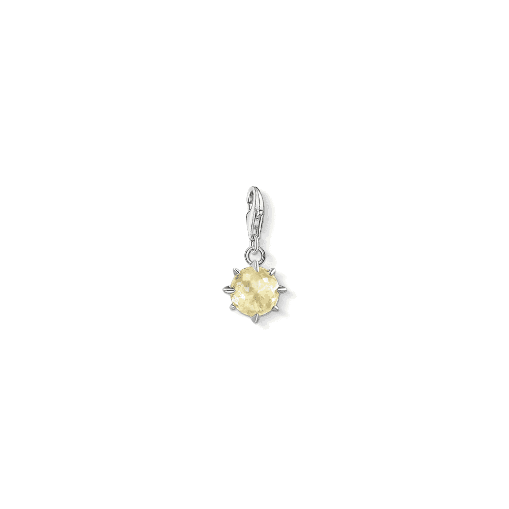Sterling Silver November Birthstone Charm