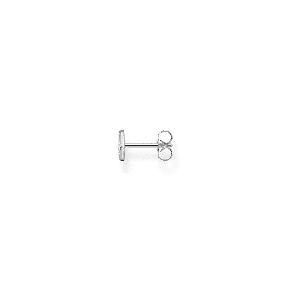 Sterling Silver Peace Sign Earrings