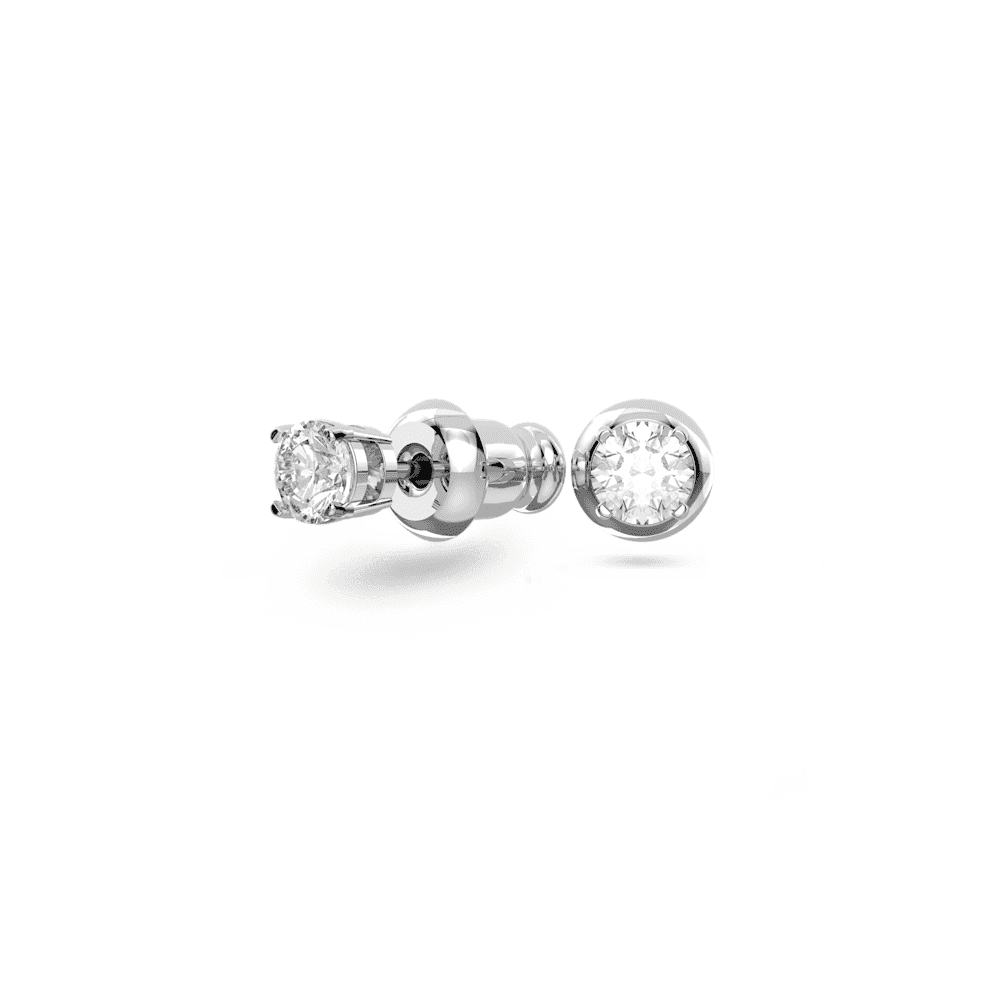 Sunshine set, Mixed cuts, Sun, Pink, Rhodium plated