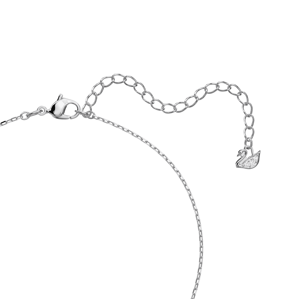 Swarovski Sparkling Dance set, Round cut, Blue, Rhodium plated