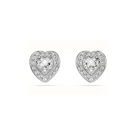 Swarovski x Ariana Grande Heart-Shaped Crystal Stud Earrings