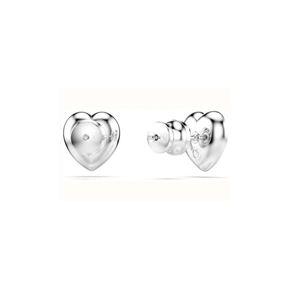 Swarovski x Ariana Grande Heart-Shaped Crystal Stud Earrings