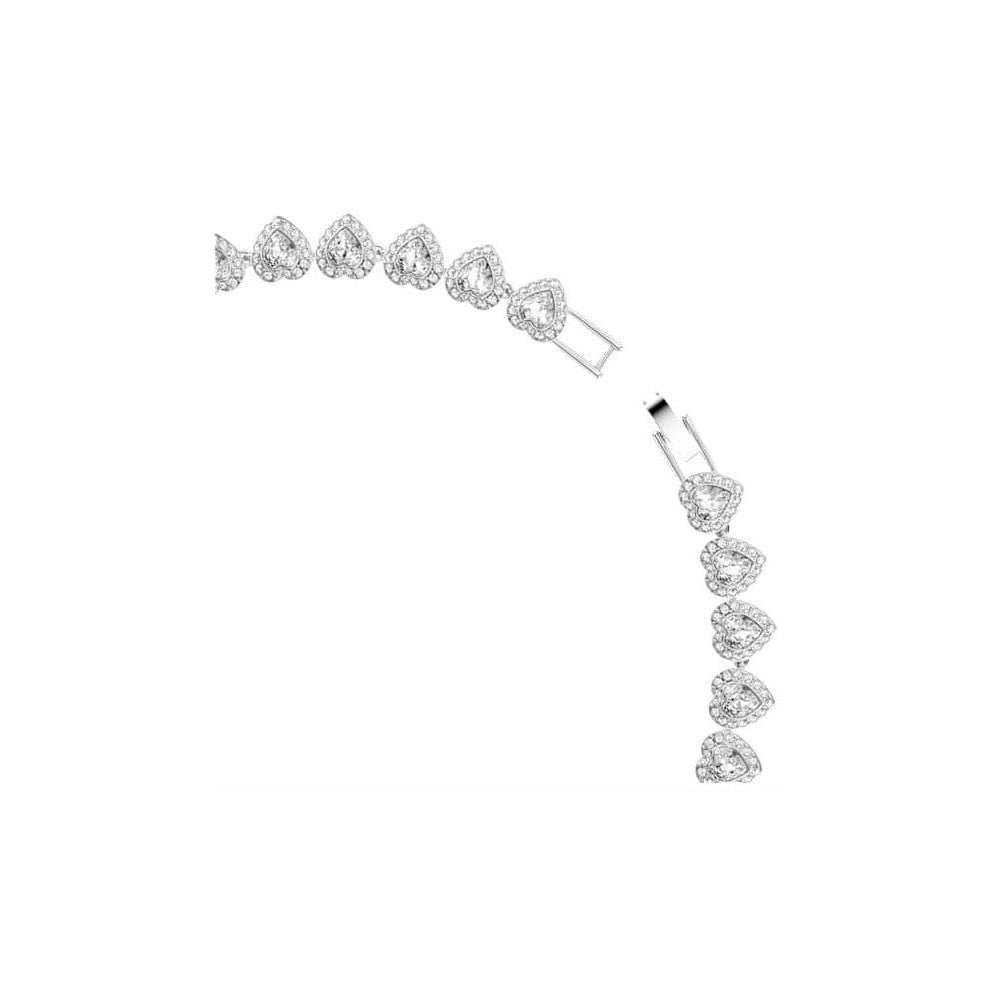 Swarovski x Ariana Grande Heart-Shaped Crystal Tennis Necklace