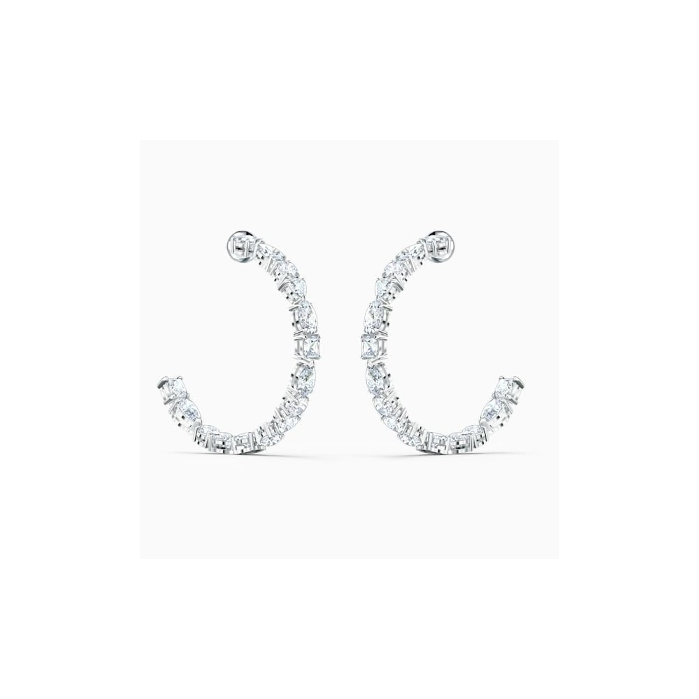 TENNIS DELUXE MIXED SHAPE HOOP EARRINGS