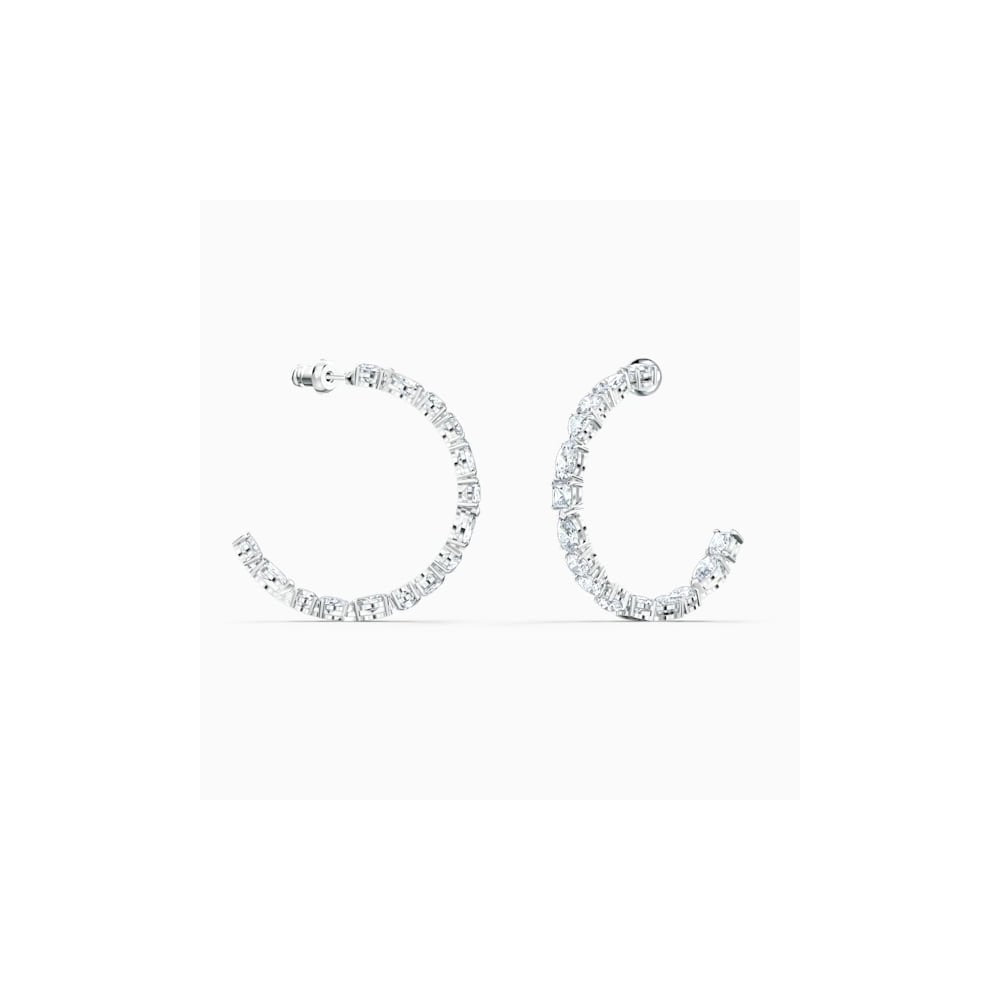 TENNIS DELUXE MIXED SHAPE HOOP EARRINGS
