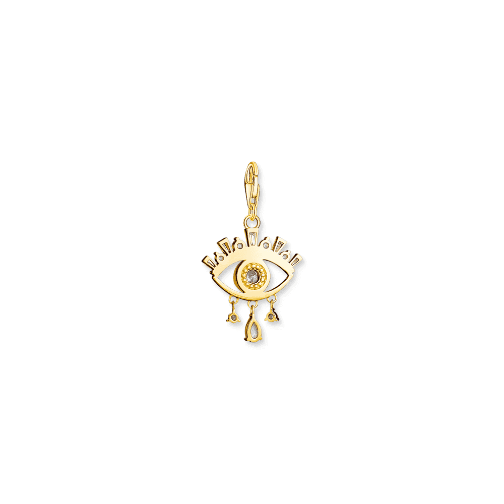 THOMAS SABO 18CT GOLD ON SILVER NAZAR'S EYE CHARM