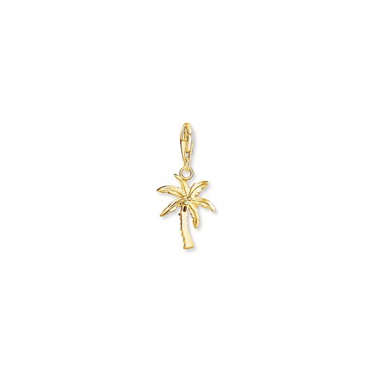 THOMAS SABO 18CT GOLD ON SILVER PALM TREE CHARM