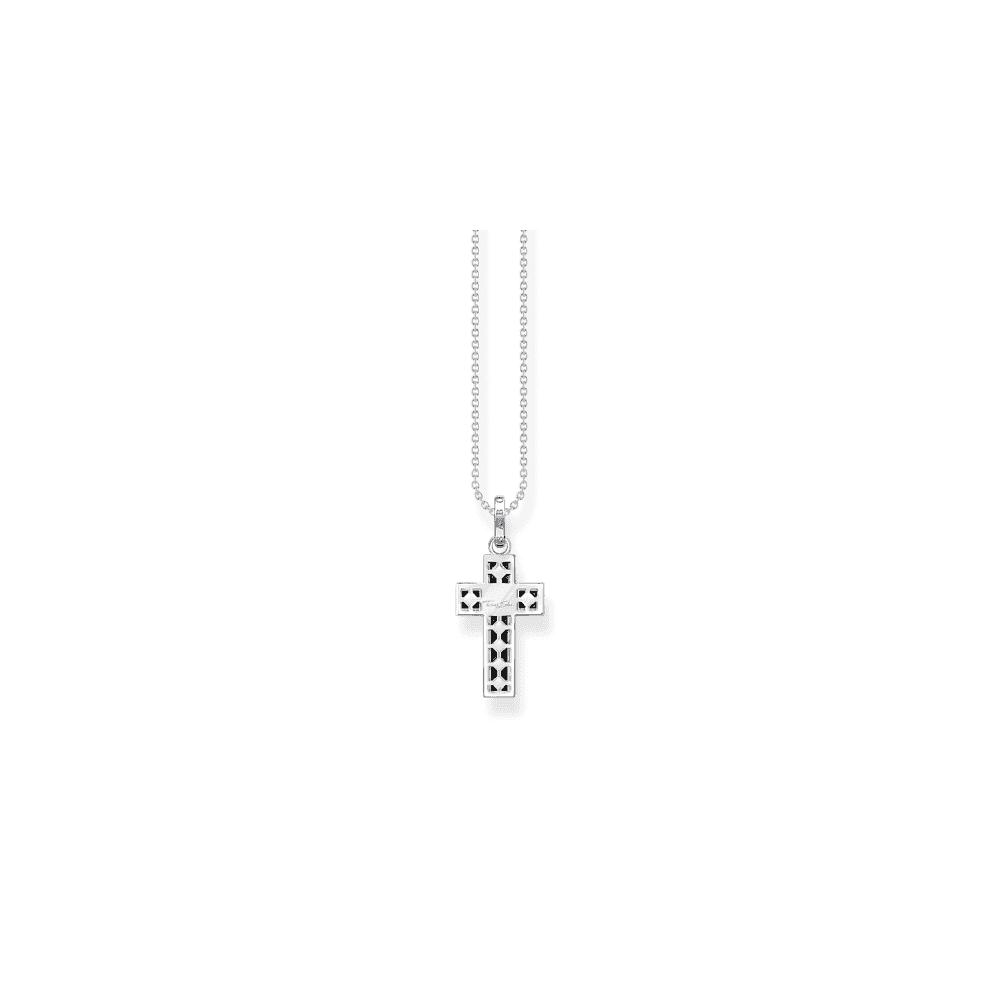 THOMAS SABO BLACK STONE CROSS PENDANT