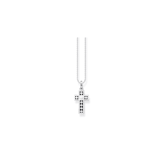 THOMAS SABO BLACK STONE CROSS PENDANT
