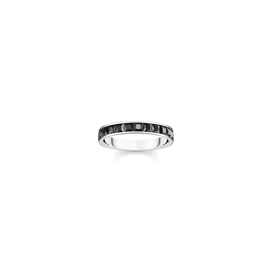 THOMAS SABO BLACK STONES PAVÉ RING