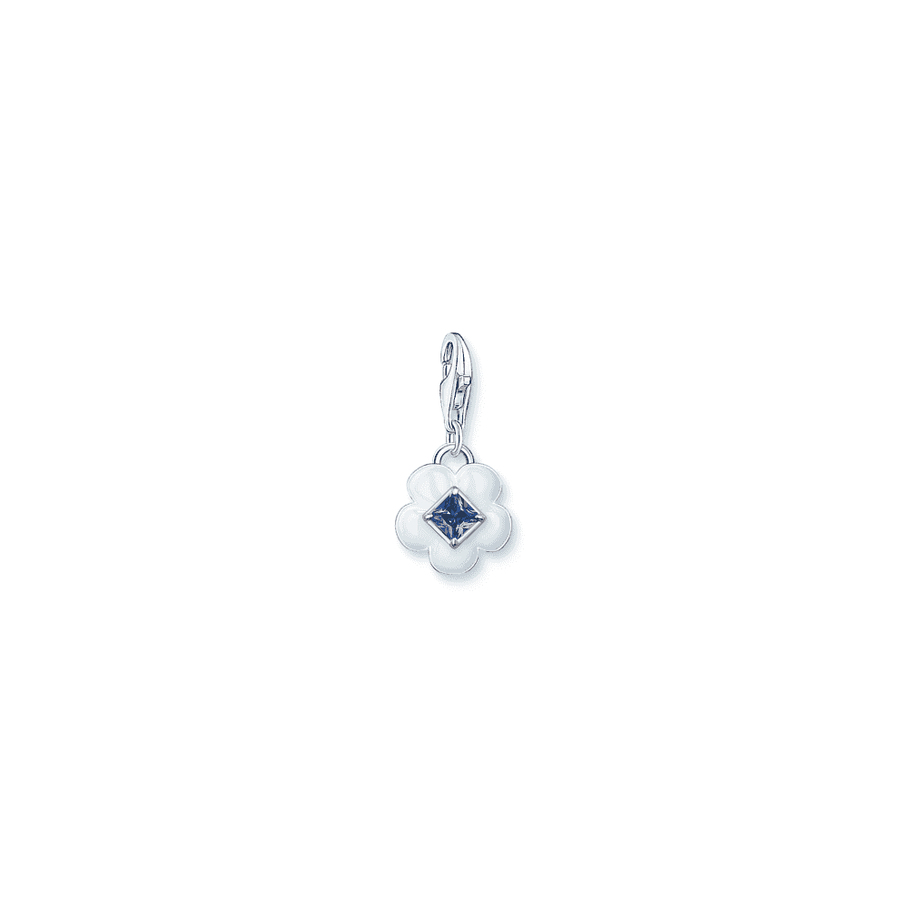 THOMAS SABO BLUE FLOWER CHARM