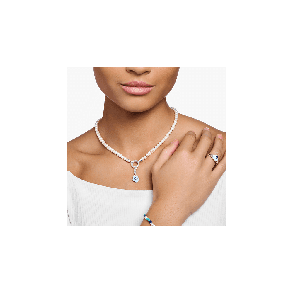 THOMAS SABO BLUE FLOWER CHARM