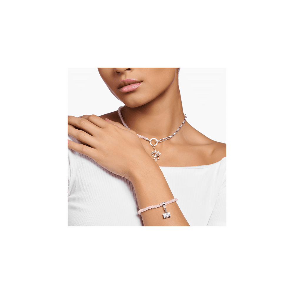 THOMAS SABO BRACELET WITH PINK PEARLS