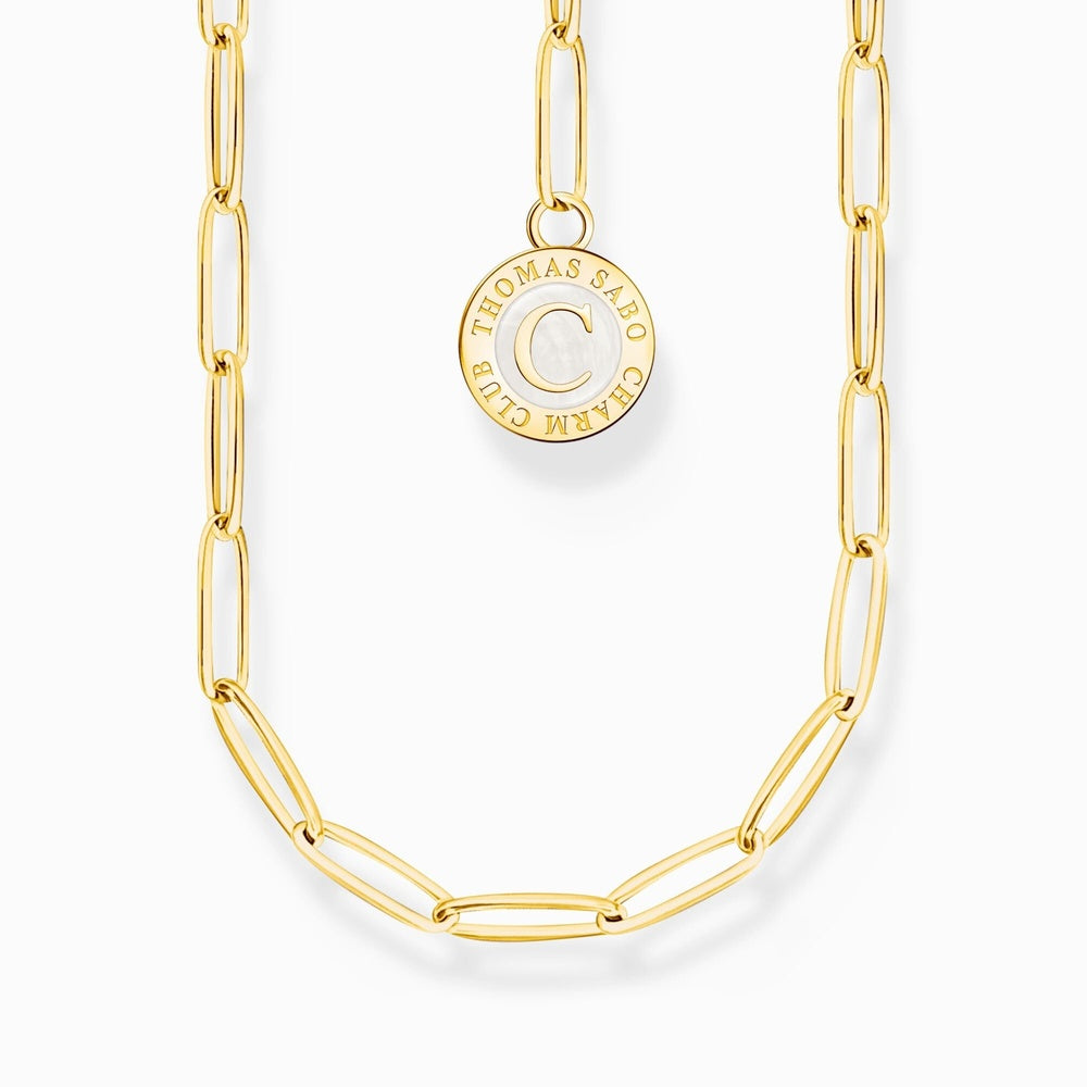 THOMAS SABO CHARM CLUB CHARMISTA GOLD NECKLACE