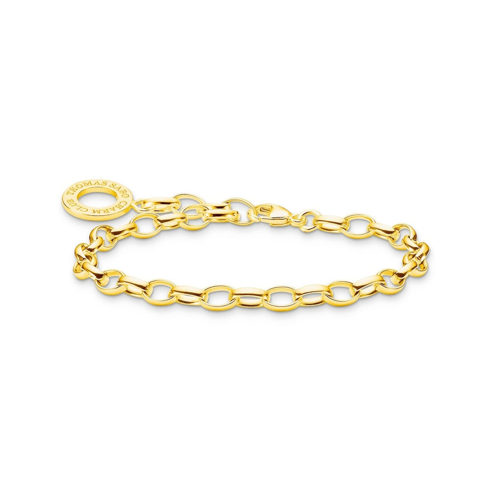 THOMAS SABO GOLD ON SILVER  CHARM BRACELET