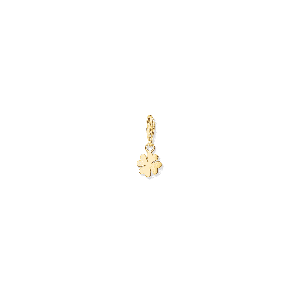 THOMAS SABO GOLD PLATED CLOVERLEAF CHARM