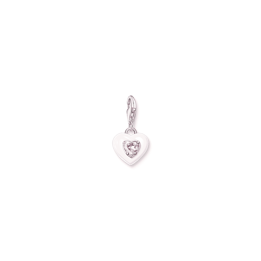 THOMAS SABO PINK HEART CHARM
