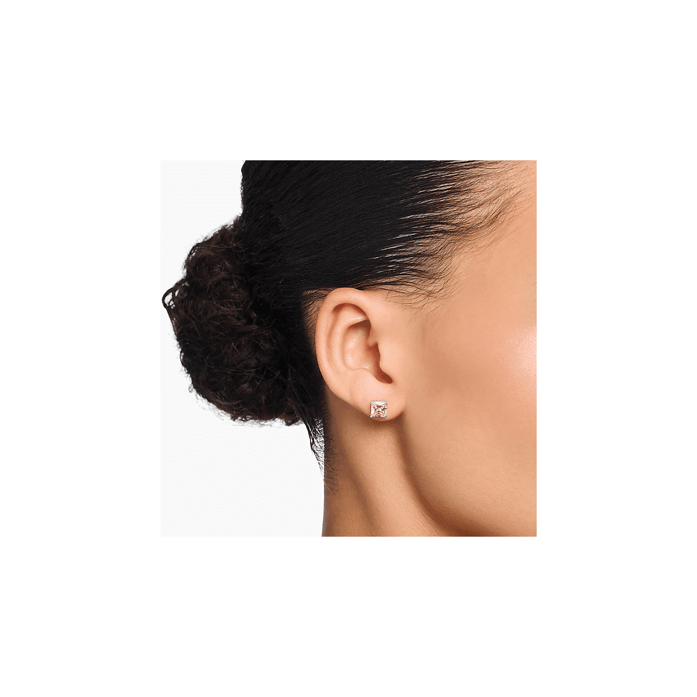 THOMAS SABO PINK STONE STUD EARRINGS