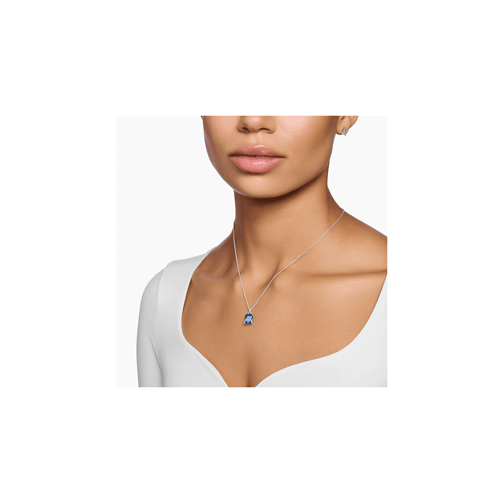 THOMAS SABO STERLING SILVER BLUE STONE PENDANT