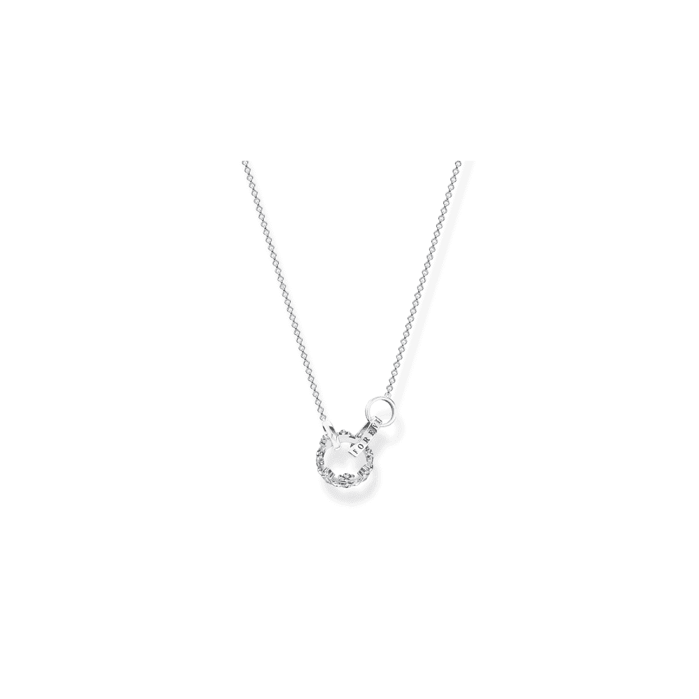 THOMAS SABO STERLING SILVER CROWN NECKLACE