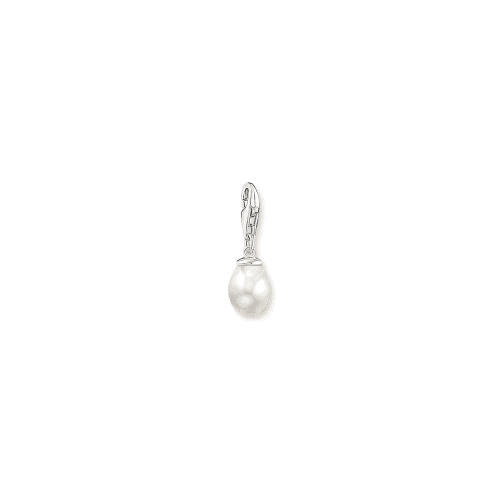 THOMAS SABO STERLING SILVER WHITE PEARL CHARM