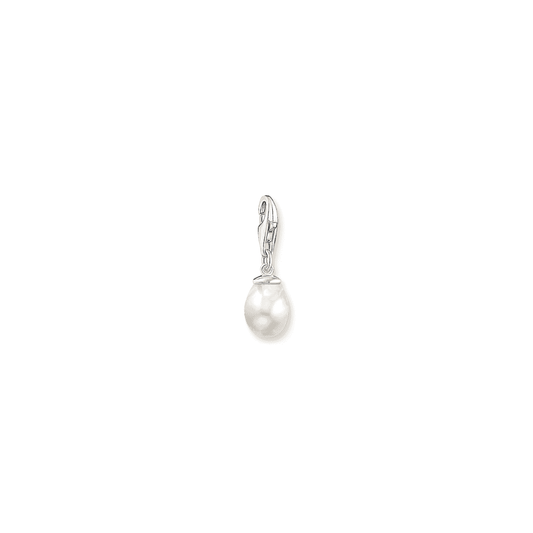 THOMAS SABO STERLING SILVER WHITE PEARL CHARM