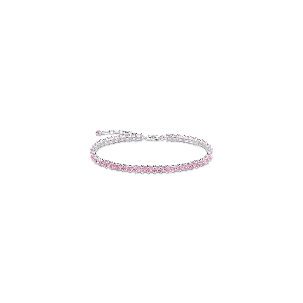 THOMAS SABO TENNIS BRACELET WITH PINK STONES