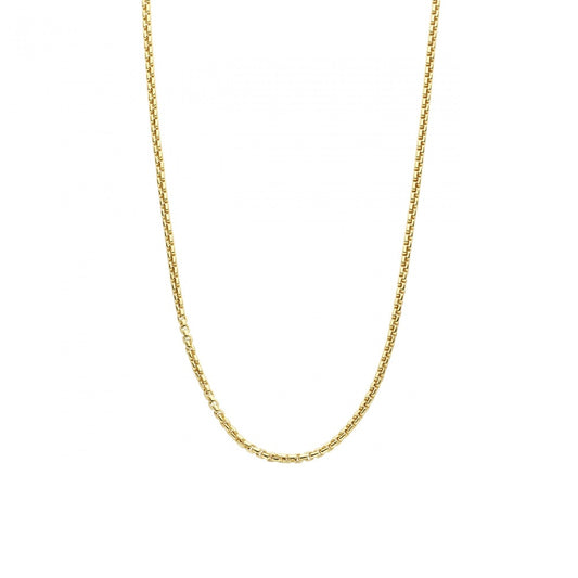 TISENTO GOLD ON SILVER ROPE CHAIN