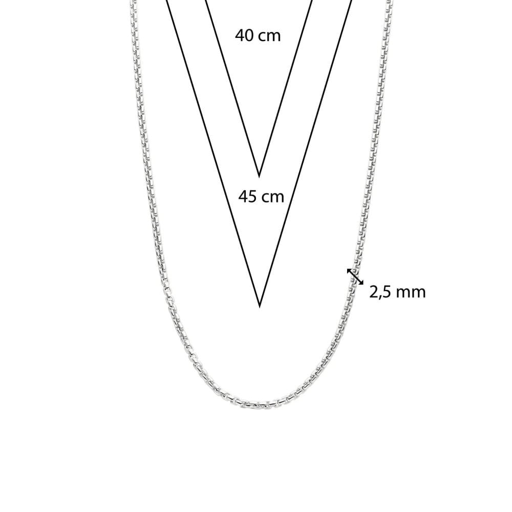 TISENTO STERLING SILVER ROPE CHAIN