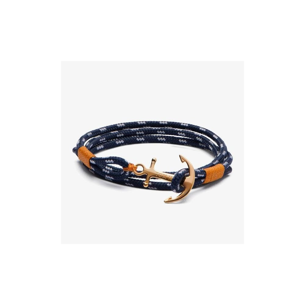 TOM HOPE 24K TRIPLE WRAP ANCHOR BRACELET