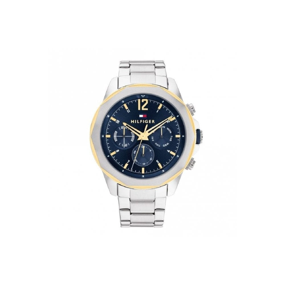 TOMMY HILFIGER GENTS BLUE DIAL CHRONOGRAPH WATCH