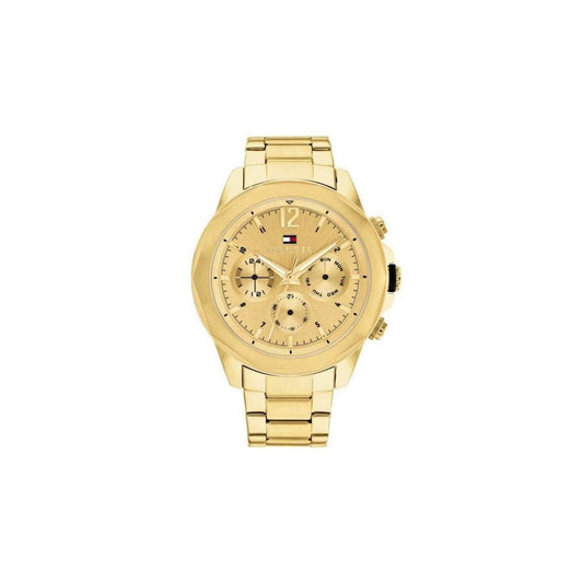 TOMMY HILFIGER GENTS GOLD CHRONOGRAPH WATCH