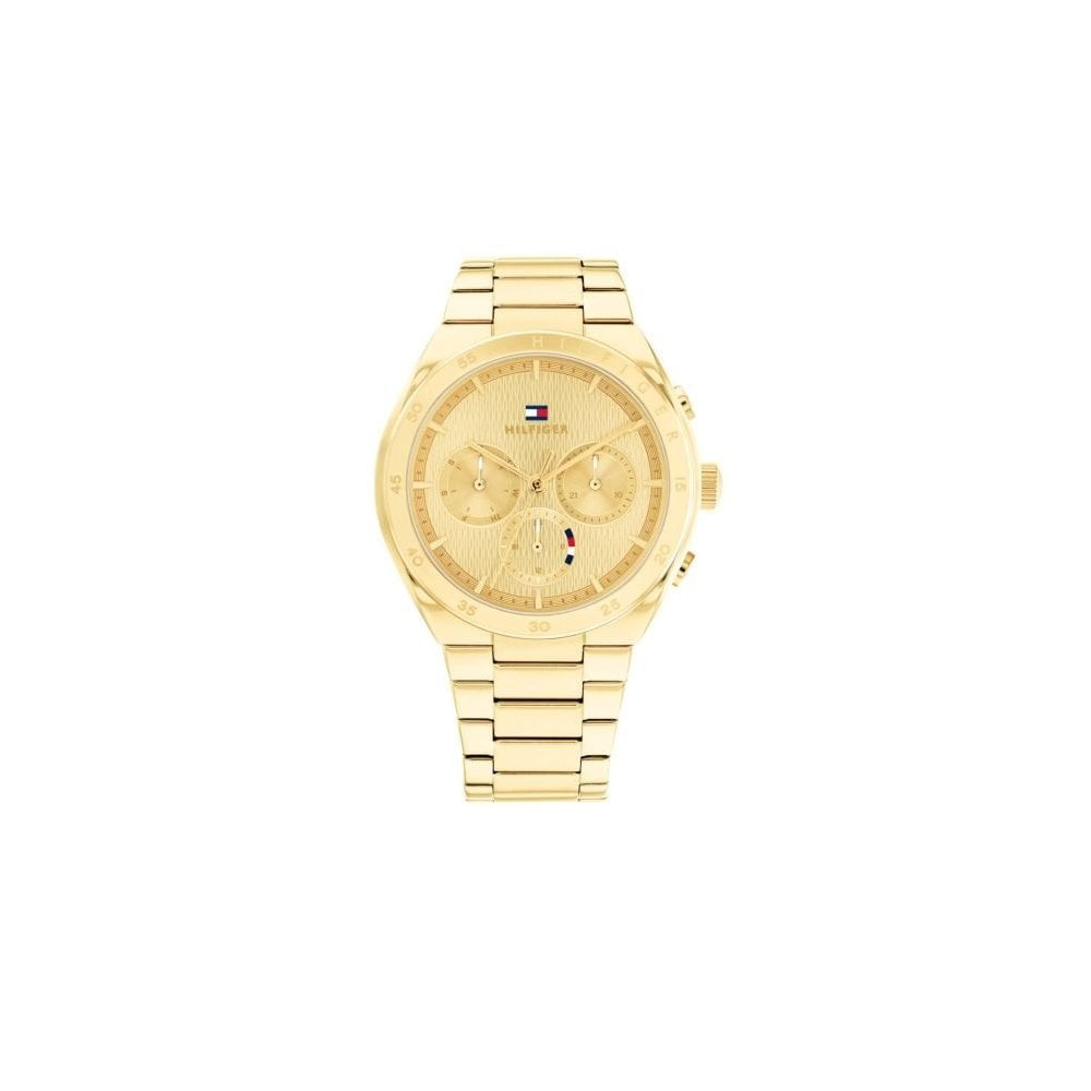 TOMMY HILFIGER GOLD LADIES CHRONOGRAPH WATCH