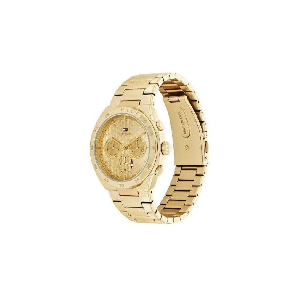 TOMMY HILFIGER GOLD LADIES CHRONOGRAPH WATCH