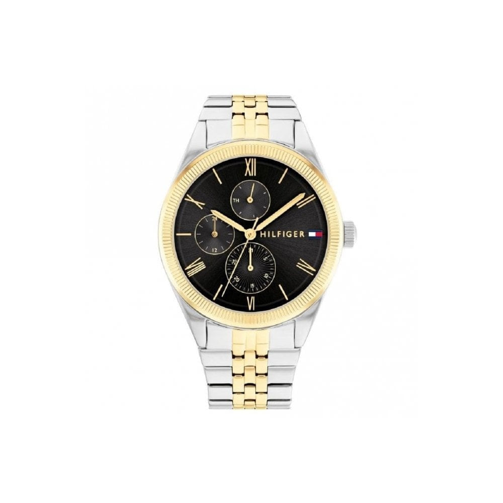 TOMMY HILFIGER LADIES MONIC BLACK DIAL WATCH