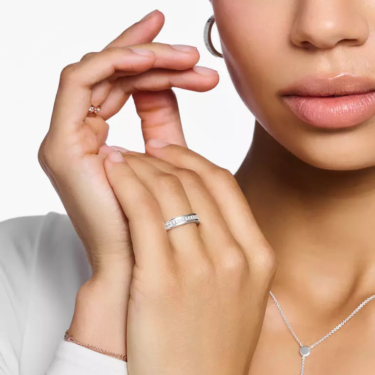 Thomas Sabo Sterling Silver White Zirconia Ring
