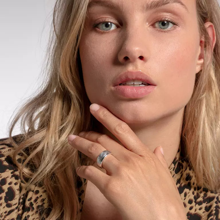 Thomas Sabo Sterling Silver Rebel at Heart Ornamental Ring