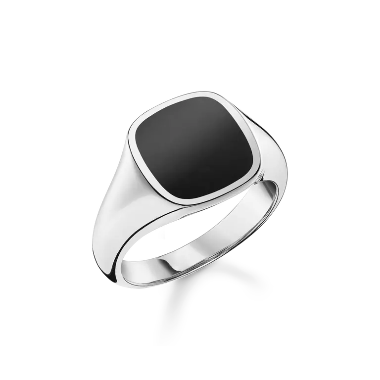 THOMAS SABO BLACK SIGNET RING