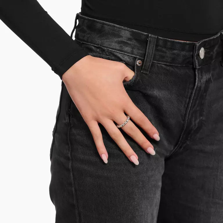 SS BOX CHAIN RING