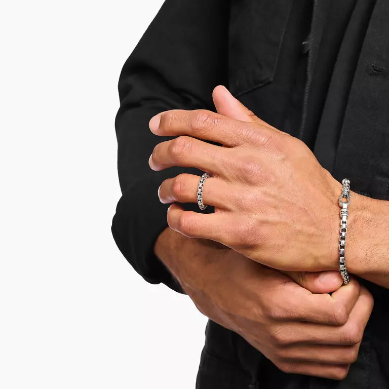 SS BOX CHAIN RING