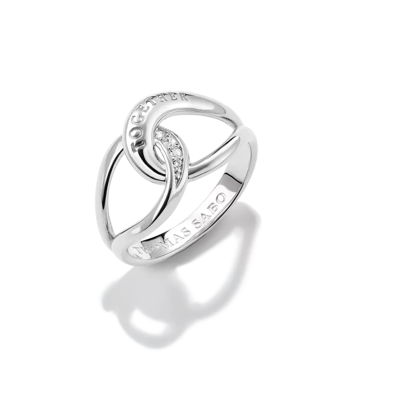 Thomas Sabo 'Together' Ring with White Zirconia