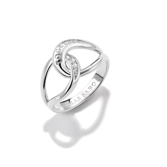 Thomas Sabo 'Together' Ring with White Zirconia