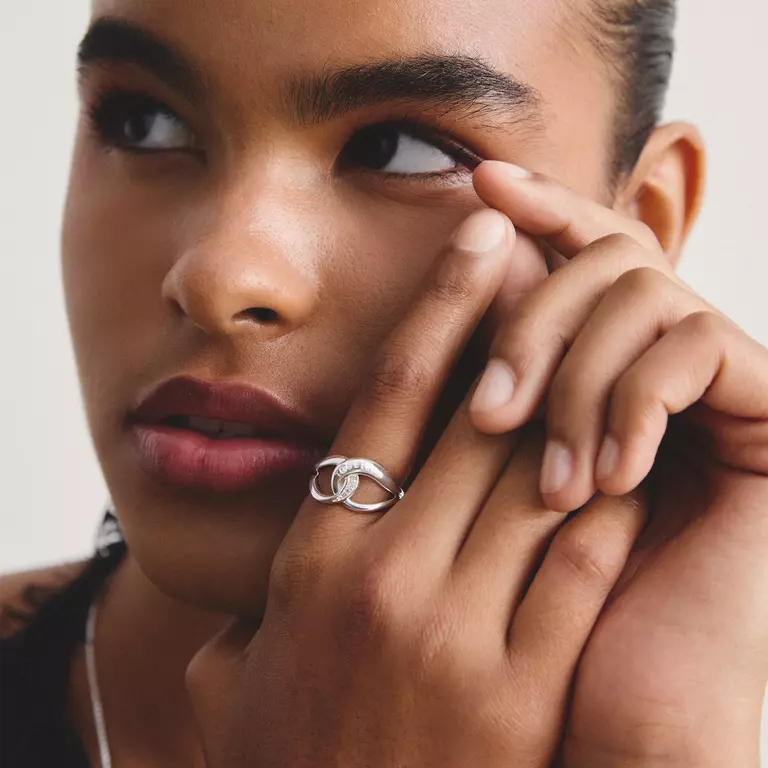 Thomas Sabo 'Together' Ring with White Zirconia
