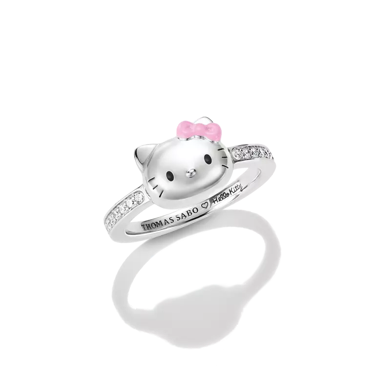 Thomas Sabo Hello Kitty Ring with Pink Bow