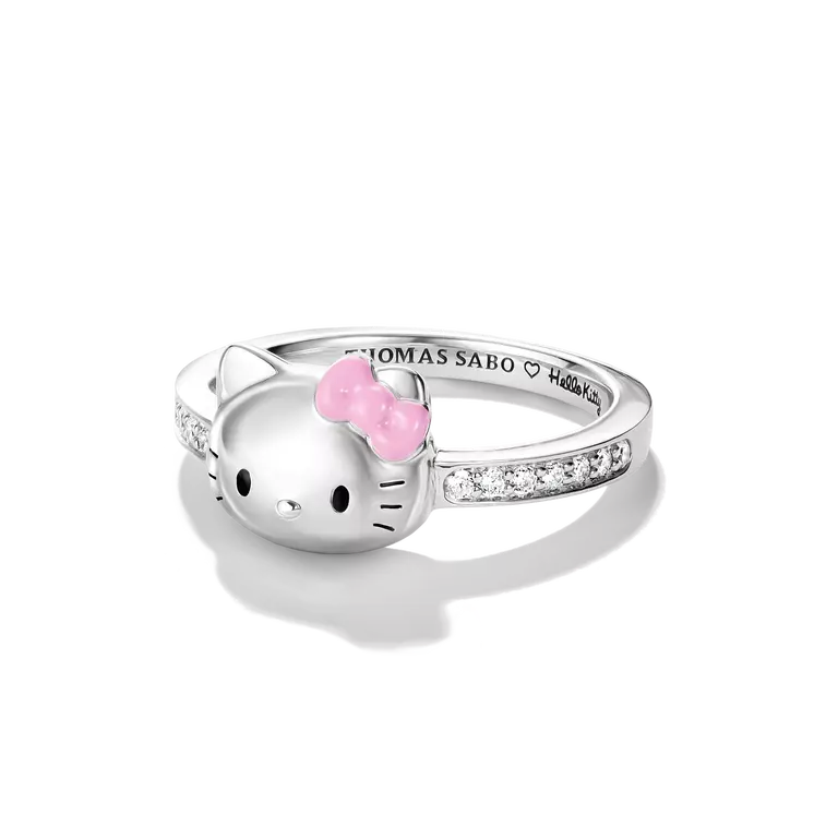 Thomas Sabo Hello Kitty Ring with Pink Bow