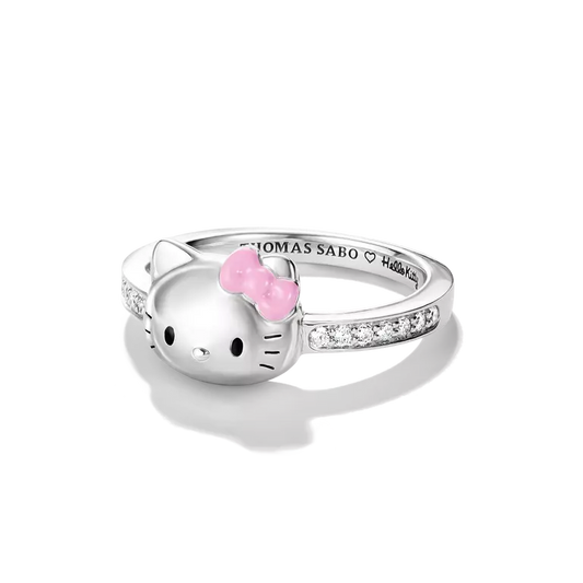 Thomas Sabo Hello Kitty Ring with Pink Bow
